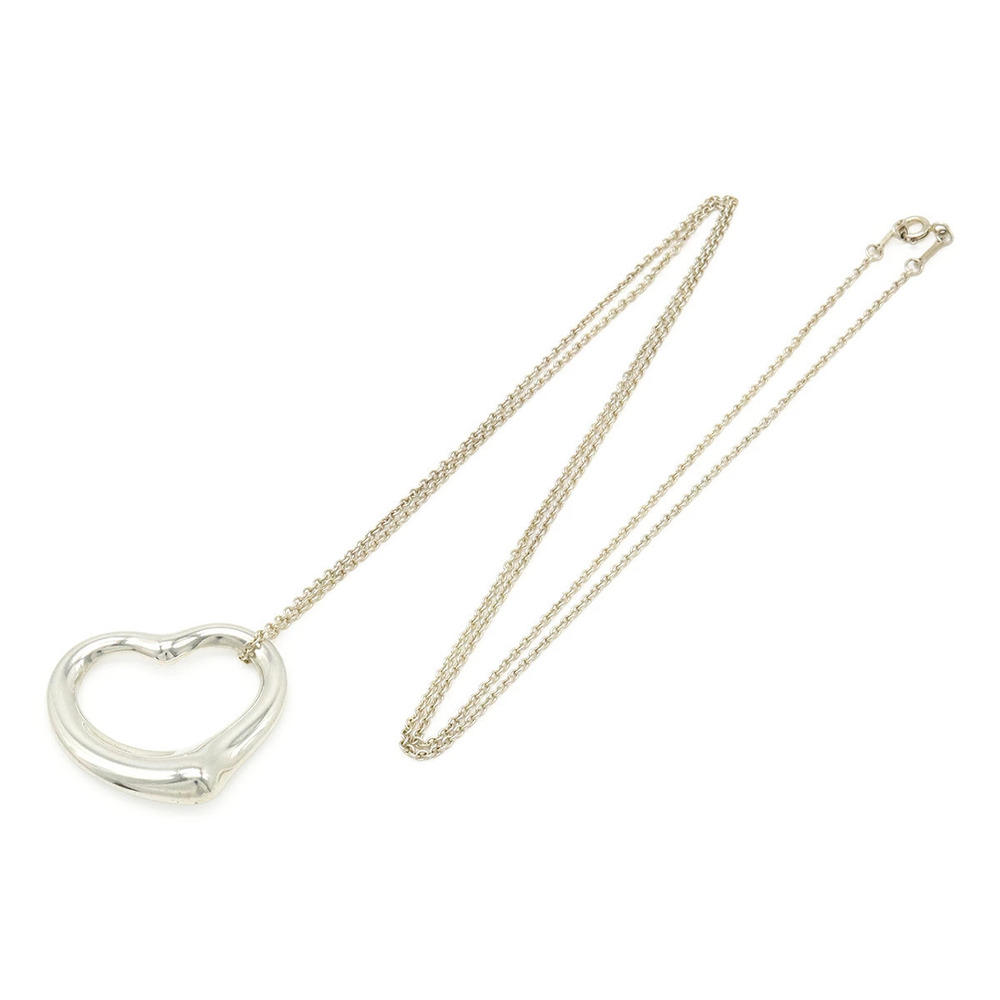 TIFFANYCo Tiffany Co Elsa Peretti Open Heart Pendant Necklace Silver